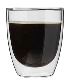 Papillon Café 20cl dble paroi - 6 pcs